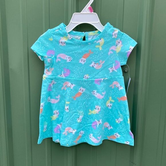 BABY Girls Cotton Shirts Pants & Dress Bundle 6-Piece Bundle Size 12M - Picture 5 of 10